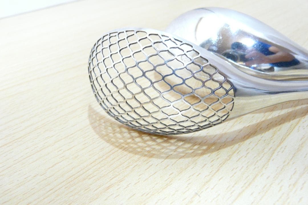 九代 中川浄益 南鐐 網透無地入子匙 銀製 55.7g 本物保証 銀食器