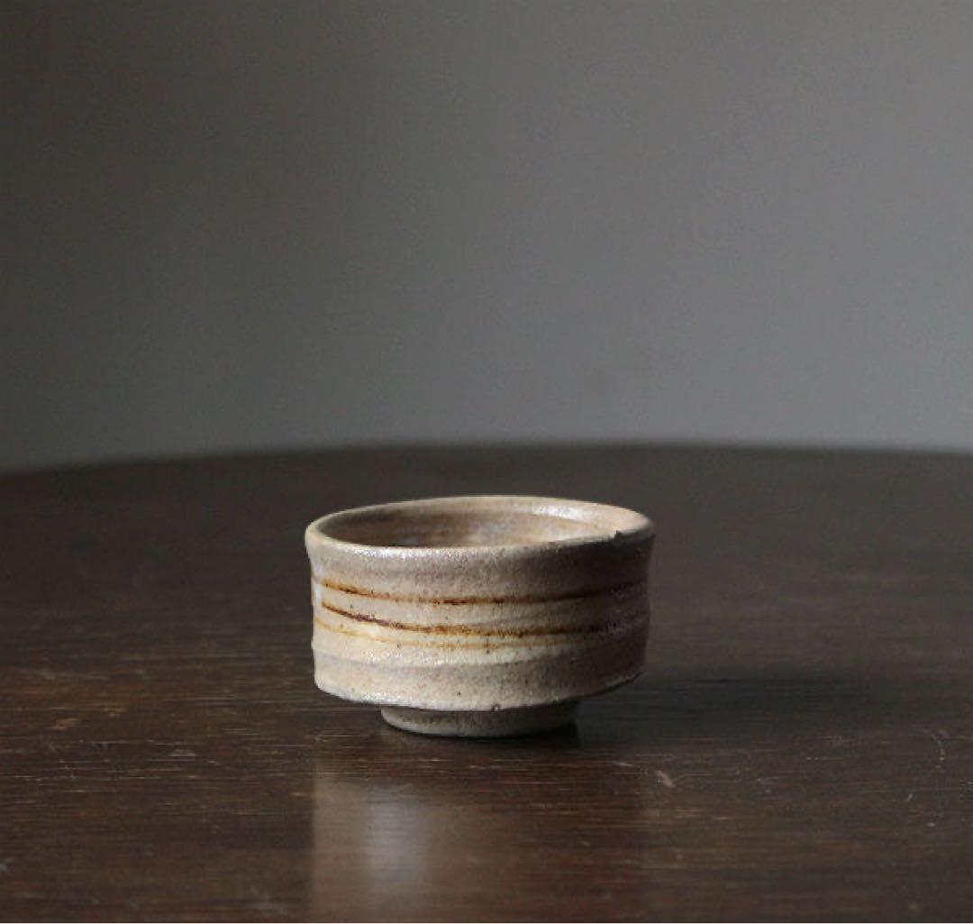 輪線文 桶盃 半筒盃 盃 ぐい呑み ちょこ 酒器 古美術 古道具 アンティーク