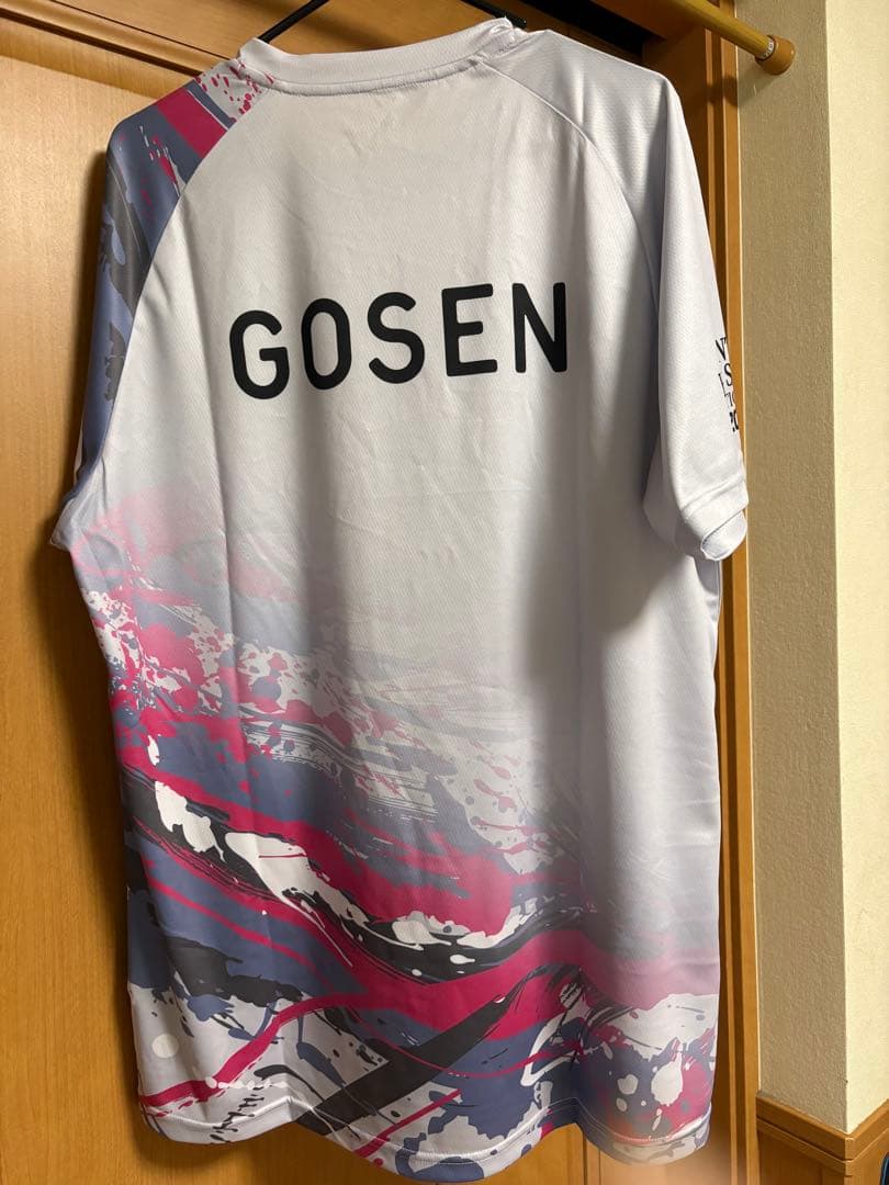 GOSEN 2025インターハイ J25101 ライトグレー Tシャツ L