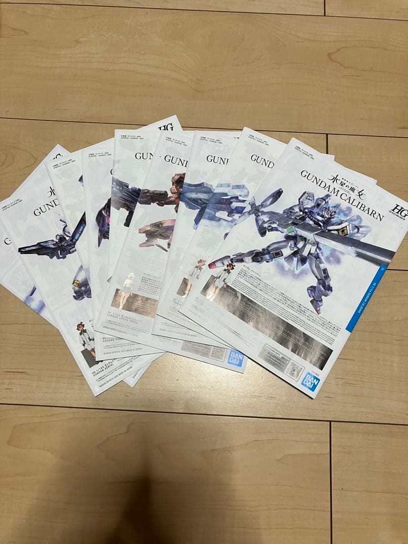 バンダイ　ガンプラ　機動戦士ガンダム hg 水星の魔女　組立て済　９体セット