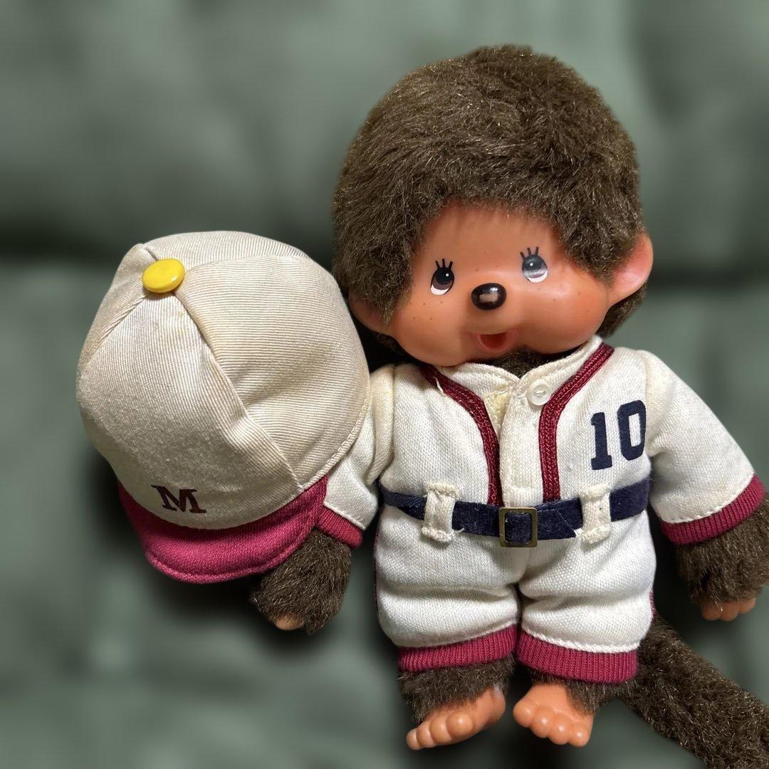 モンチッチ　ぬいぐるみ　野球