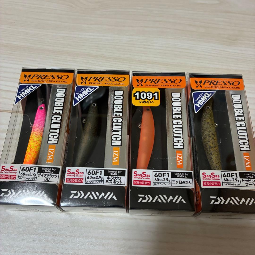 ダブルクラッチ60F1 サイケデリックDD キヌガワBスポット　ルアーフェス限定