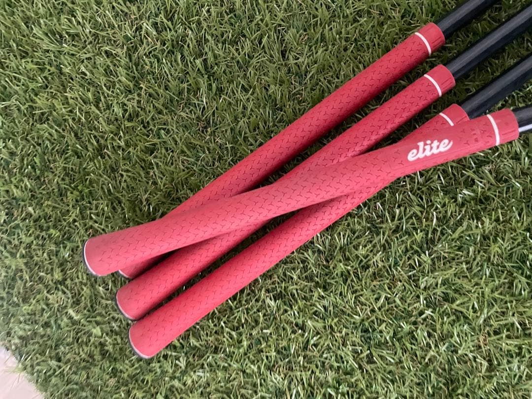 PING gle3 レディースアイアン 4本セット　A 純正カーボン　グリーン