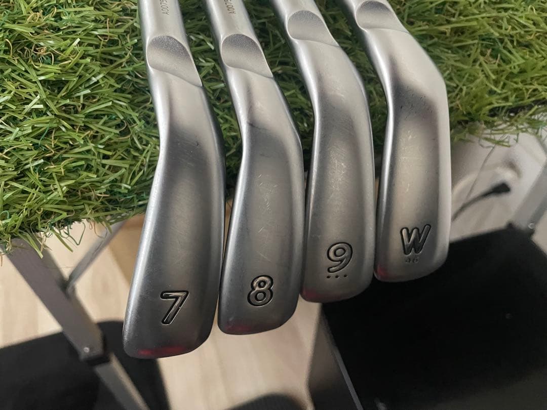 PING gle3 レディースアイアン 4本セット　A 純正カーボン　グリーン