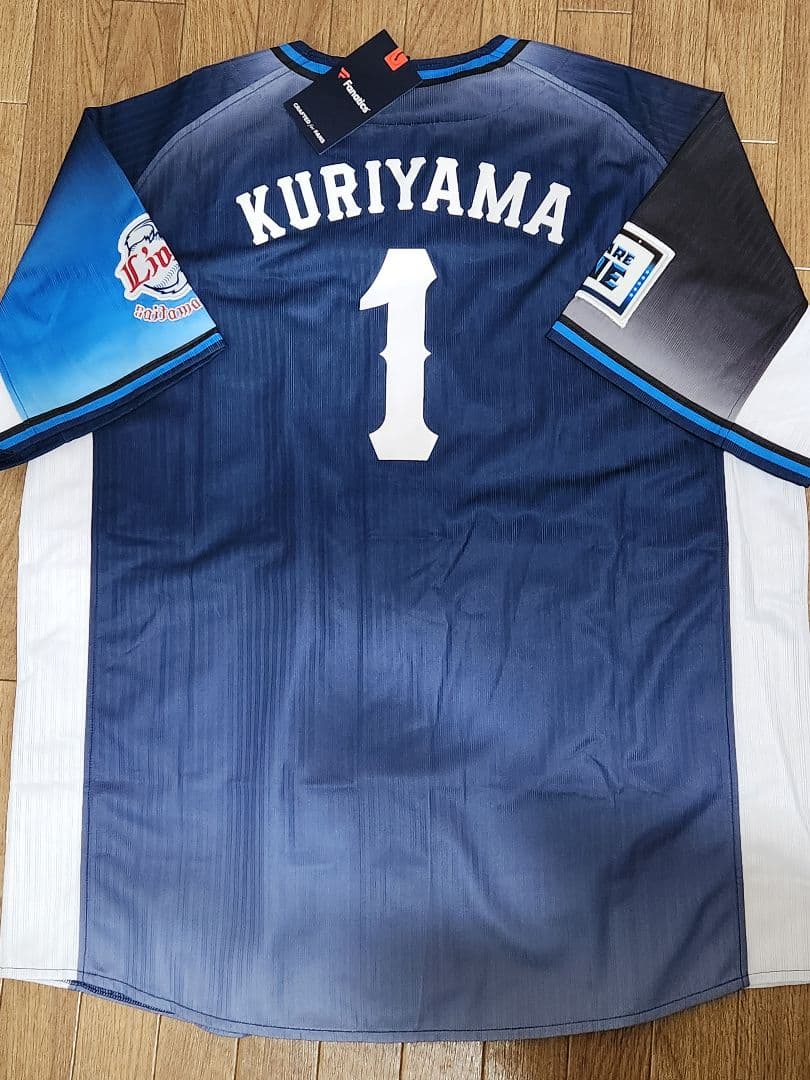 栗山巧1★埼玉西武ライオンズ・ビジターユニフォーム★ Lサイズ★2026年引退