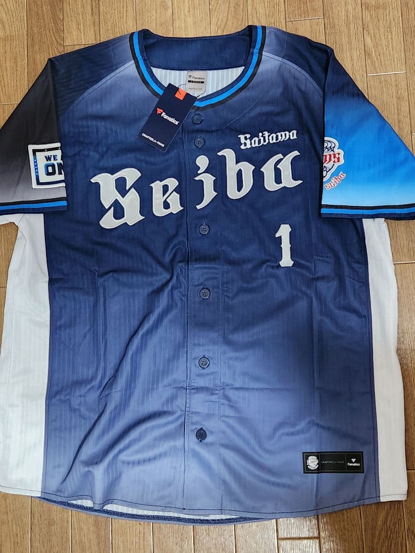 栗山巧1★埼玉西武ライオンズ・ビジターユニフォーム★ Lサイズ★2026年引退