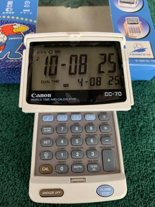 Canonマルチ電卓 未開封品 ワールドカップ98 非売品