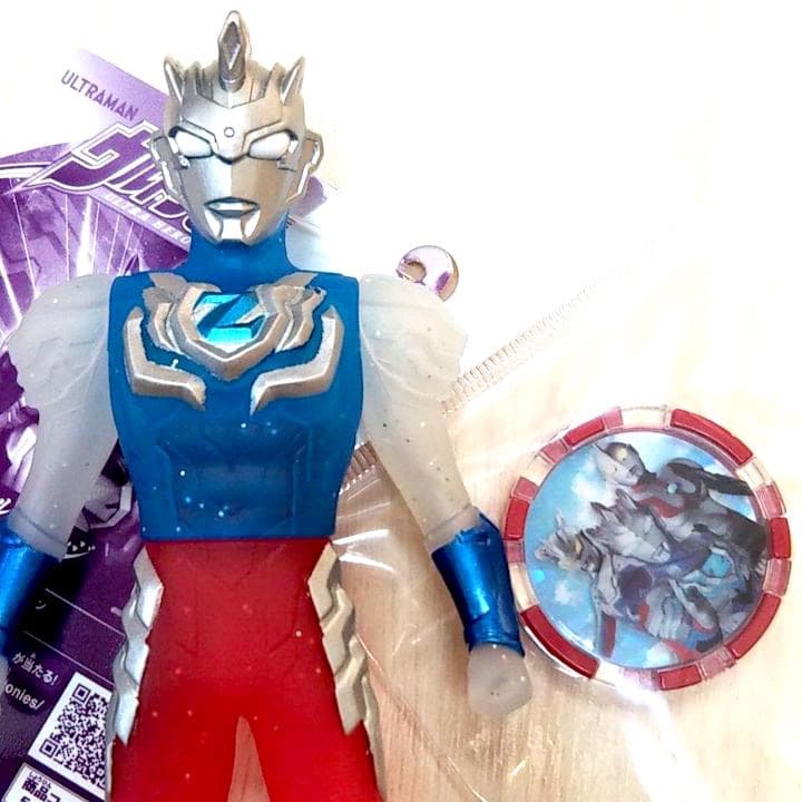 ★メダル付きクリア★ウルトラマンゼット アルファエッジ スペシャル ソフビ ゼロ