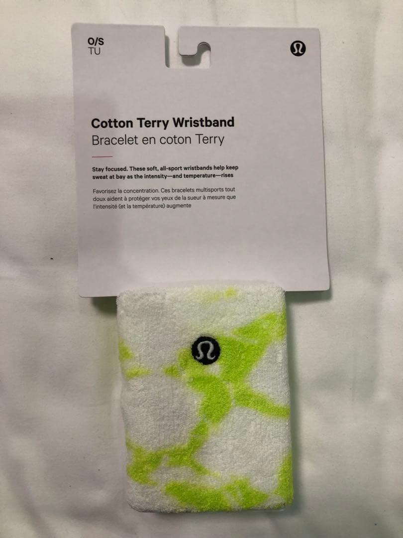 新品未使用 Lululemon ルルレモン リストバンド 3袋(1袋に2個入)