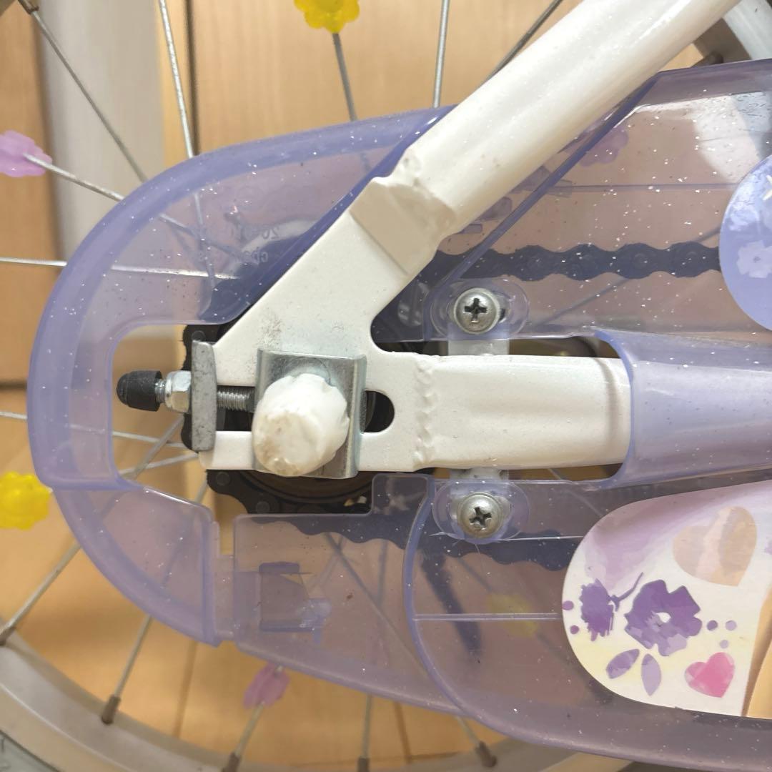 直接引渡限定　千葉県　アイデス　ラプンツェル 幼児用自転車 16インチ