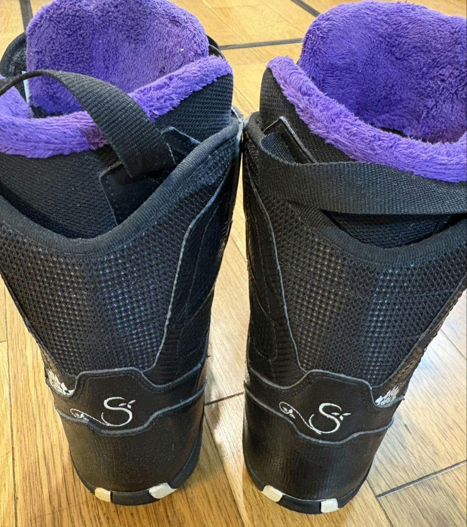 Spoon スノーボード 白黒　ビィンディングブーツセット