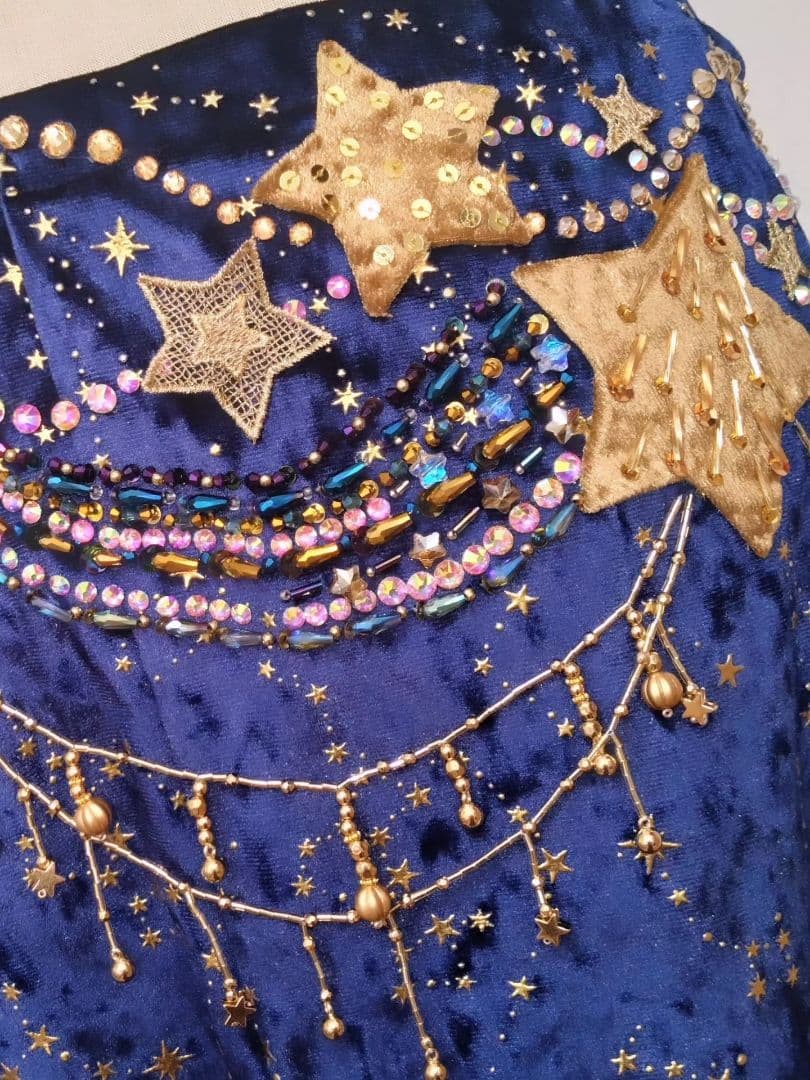 ベリーダンス衣装　ブラスカート小物など5点セット