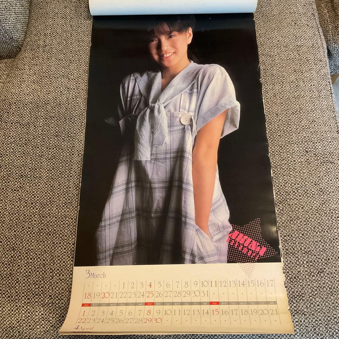 アイドルカレンダー　1984年　中森明菜　全7枚　希少