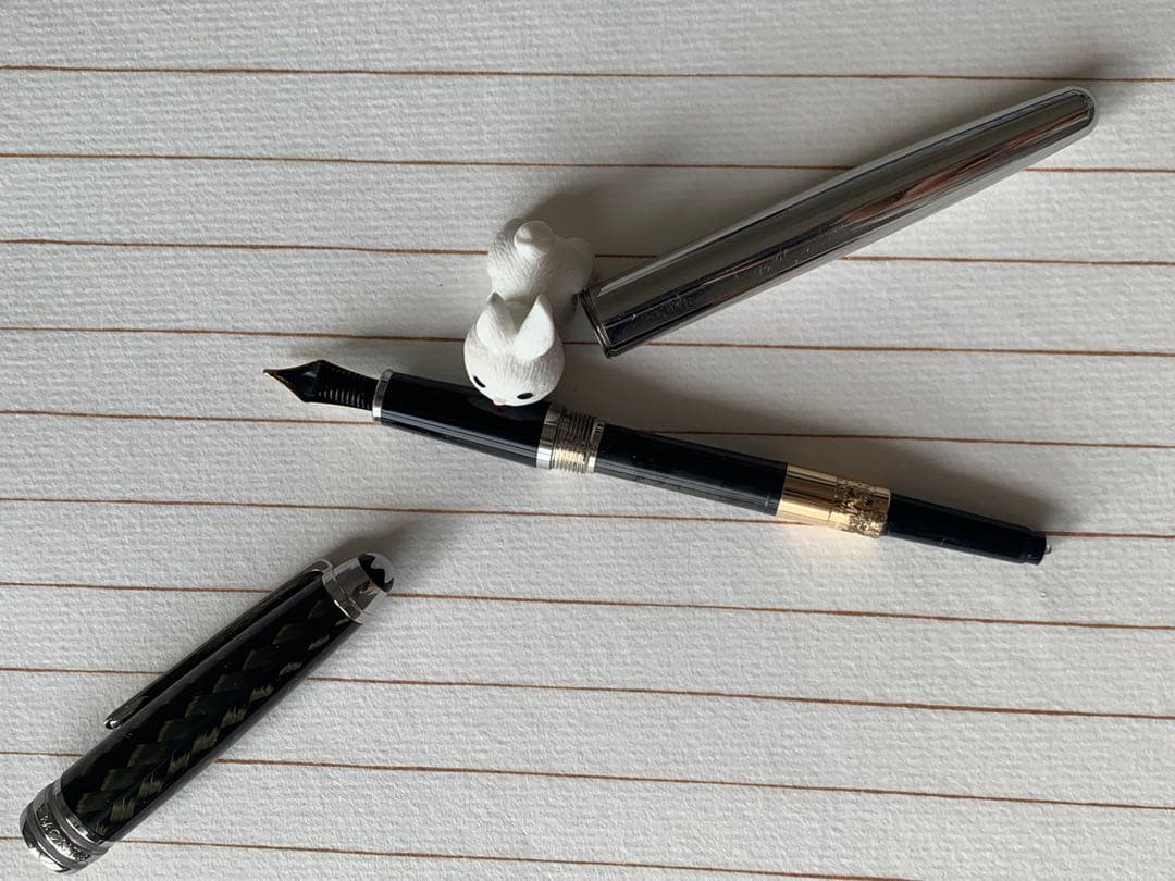 モンブラン ソリテール ル・グラン 144 18Kペン先カーボン 万年筆