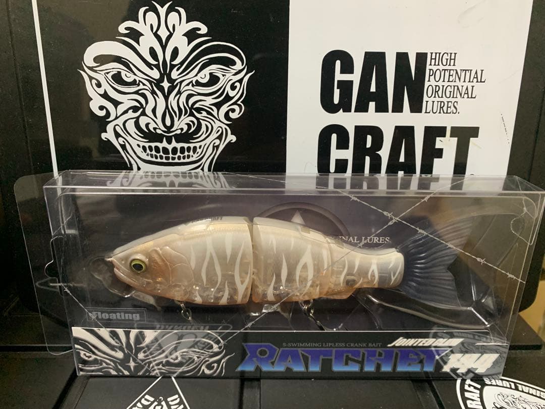 ガンクラフト ジョインテッドクローラチェット144 おすずホワイトタイガー