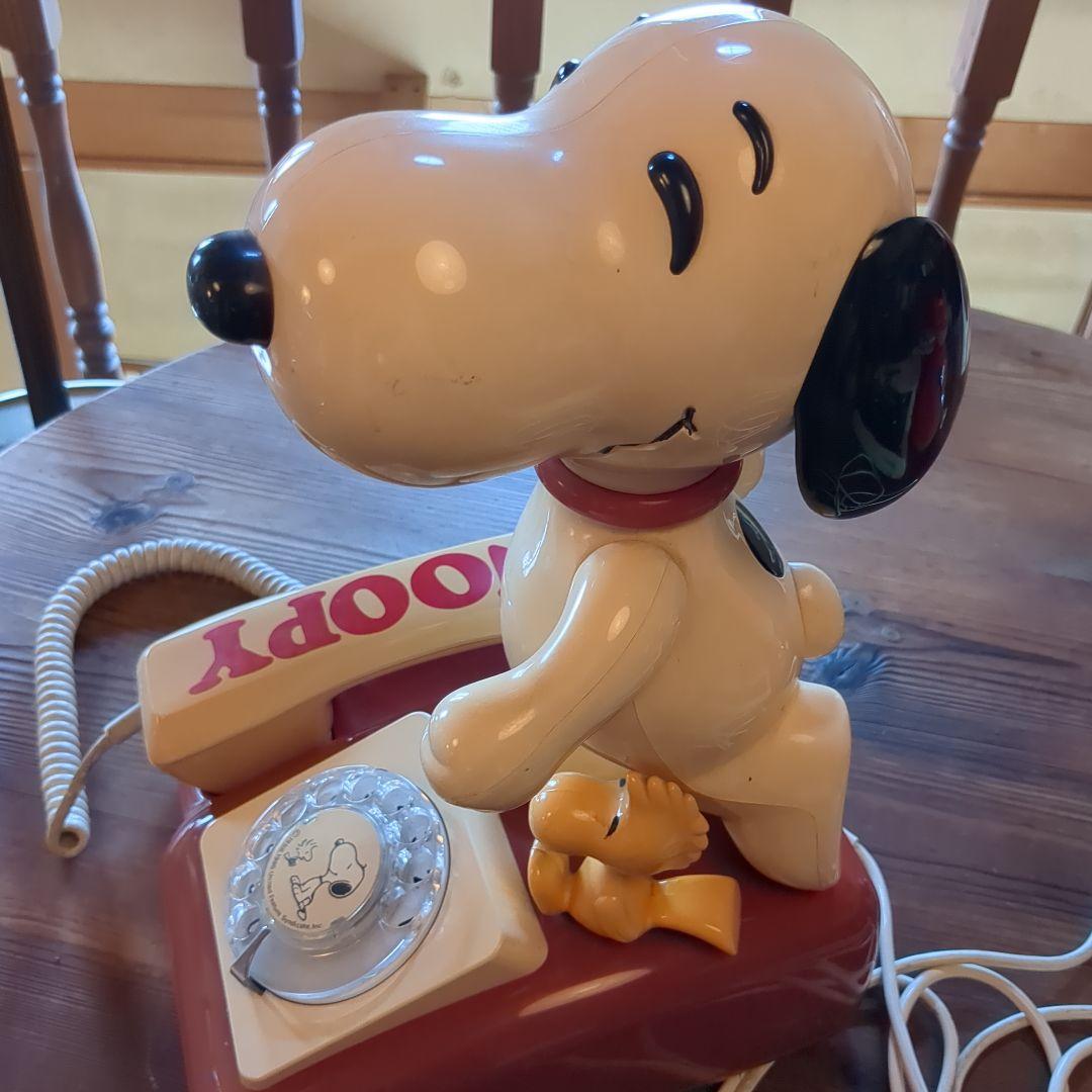 昭和レトロ☆スヌーピー電話機☆スヌーピー TOMY ビンテージ インテリア