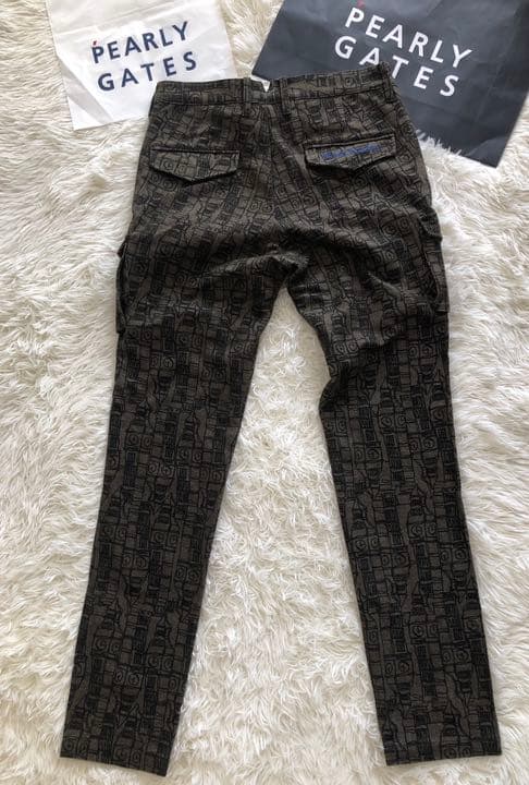 パーリーゲイツグレジャガード起毛仕上げメンズパンツサイズ5