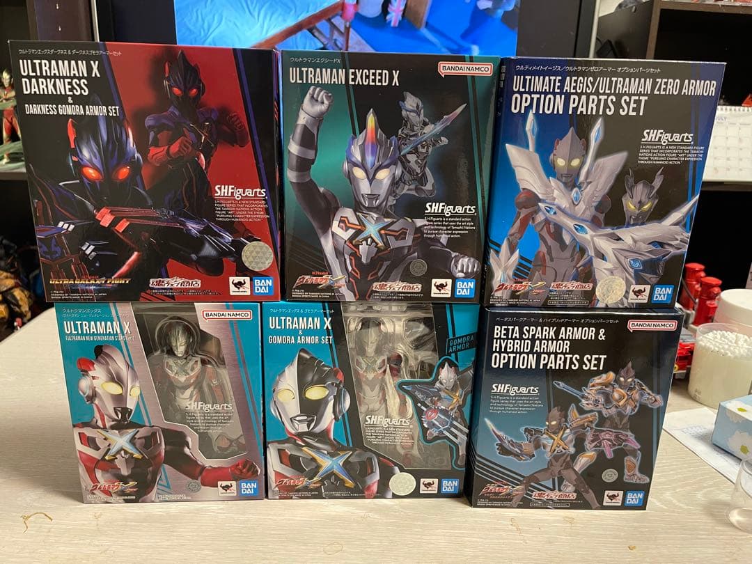 S.H.Figuarts ウルトラマンエックス6点セット