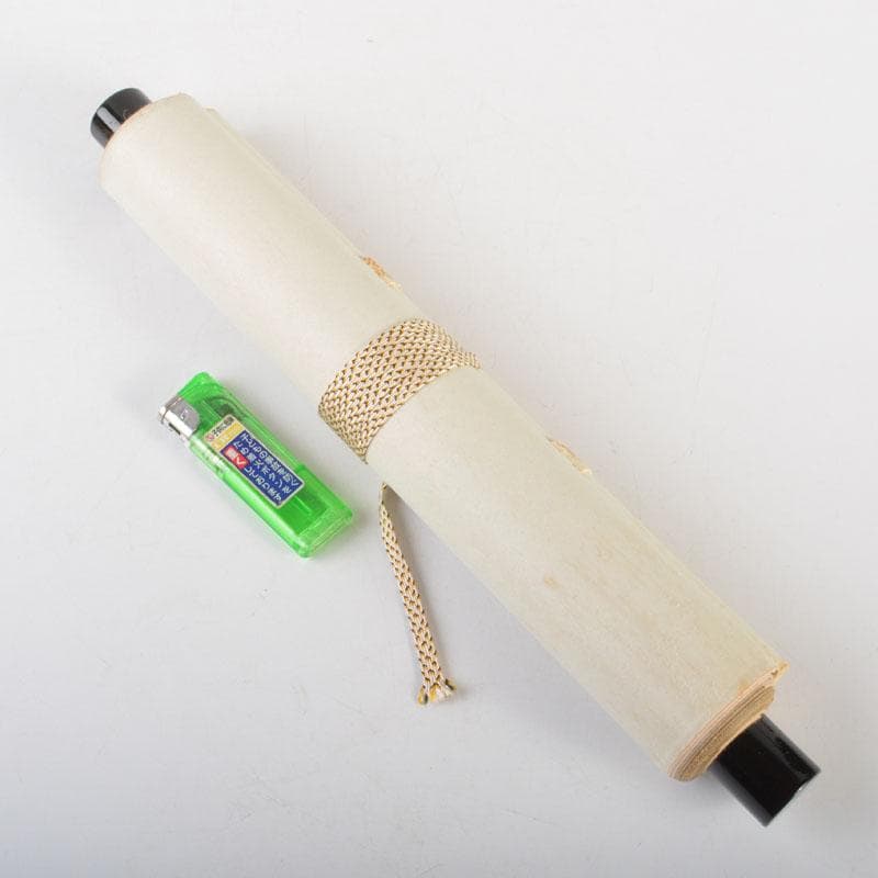 掛軸　前大徳　福本積應筆　一行書　「紅爐一點雪」　共箱　C　6767A