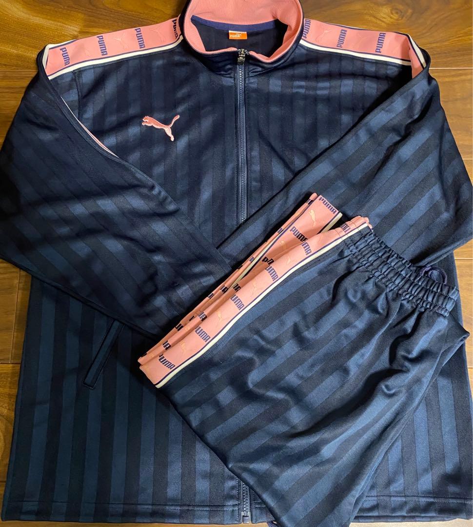 PUMA ジャージ　ネイビーピンク　レア　バラ売り不可