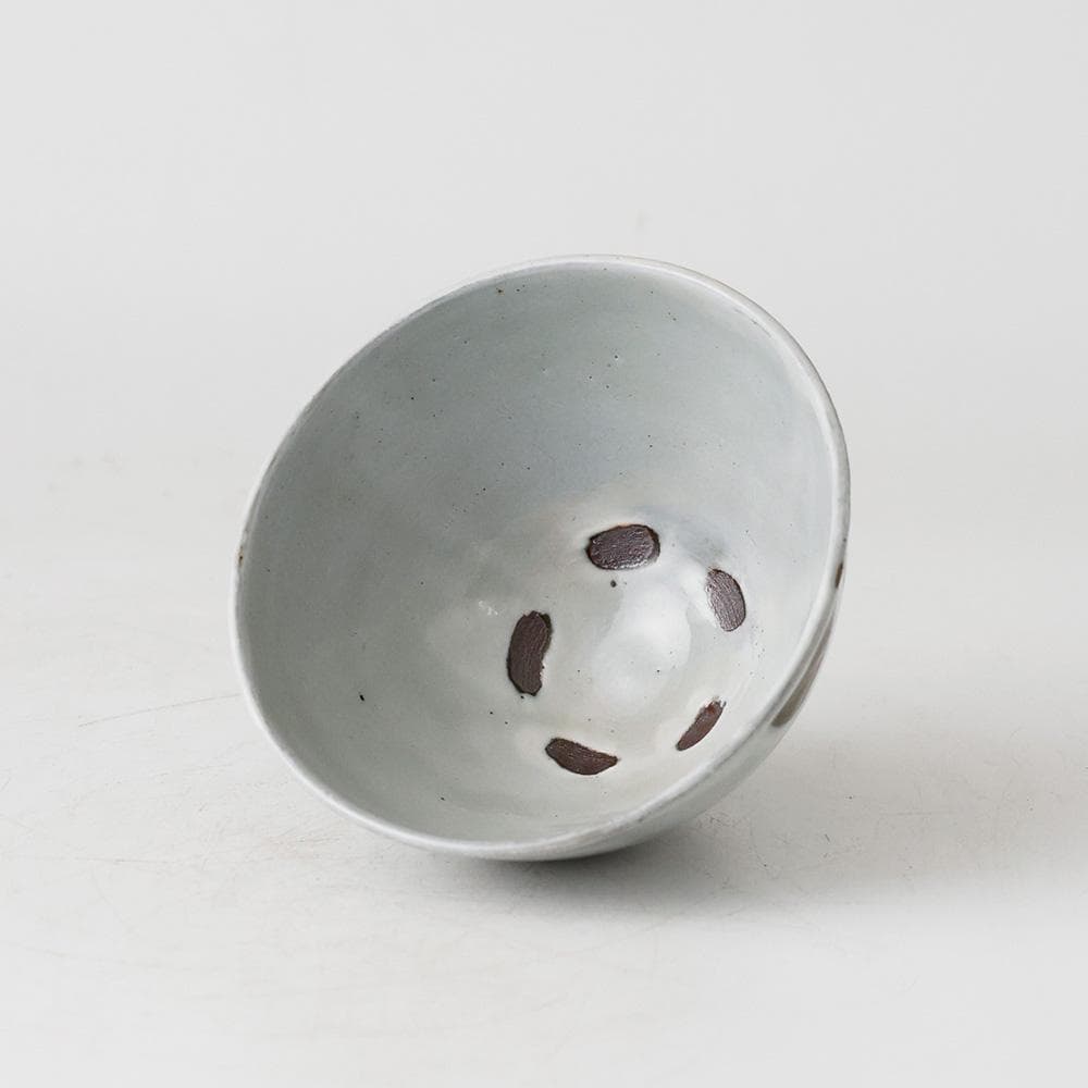 【名品】如拙庵 須田祥豊 造 粉引写 茶碗 共箱 茶道具 京焼写しの名手本物保証