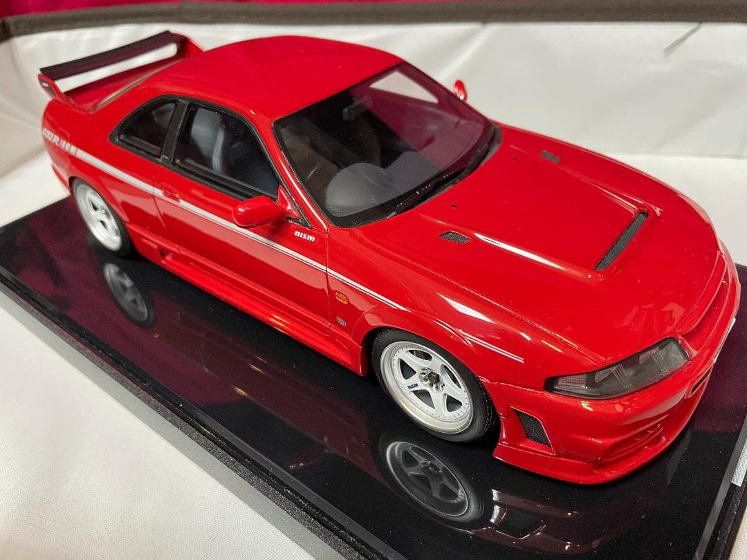 希少★訳アリ美品 京商　日産 ニスモ400R　1/18 ミニカー