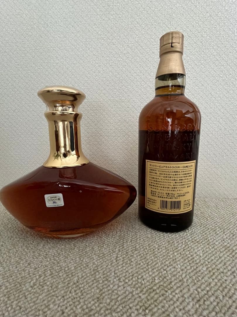 DROGBAさん専用　 山崎 12年 ミレニアムボトル セット　箱無し