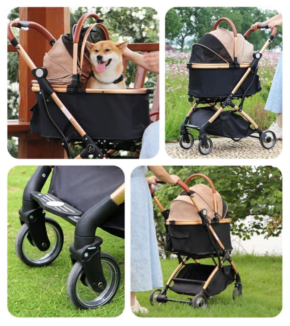 Elmo★新品未開封★SKISOPGO 4輪ペットカート 分離型 折り畳み