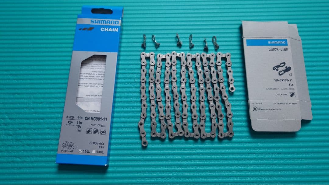 【SILCA】ワックス施工済 Shimano CH-HG901-11 116L