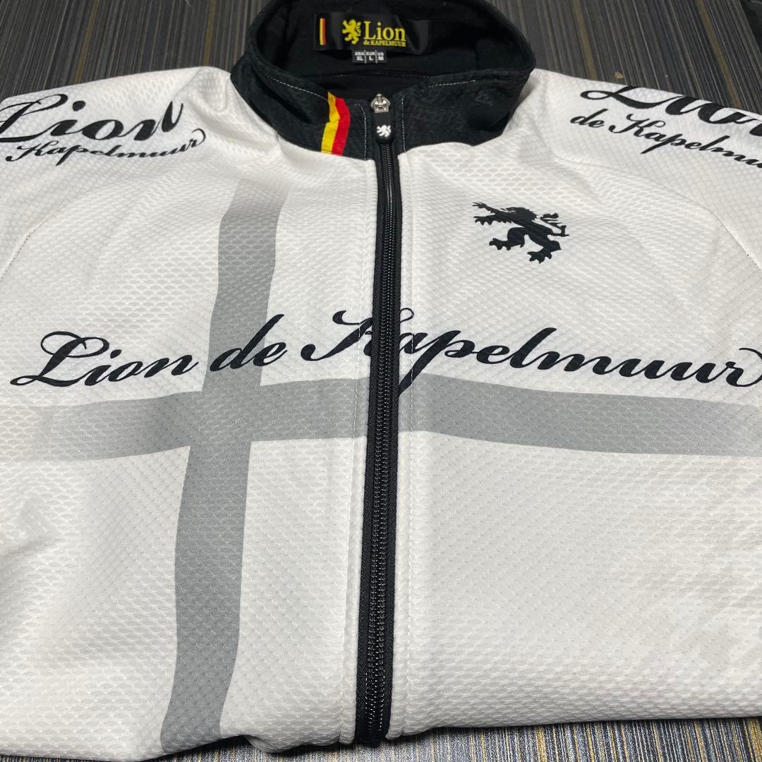 定価20000円ほど カペルミュール 冬 上着 長袖 白 千鳥 ロードバイク