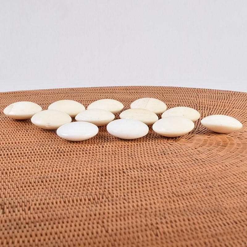 囲碁　碁石　本蛤碁石　那智黒碁石　碁笥　一套　V　R8902