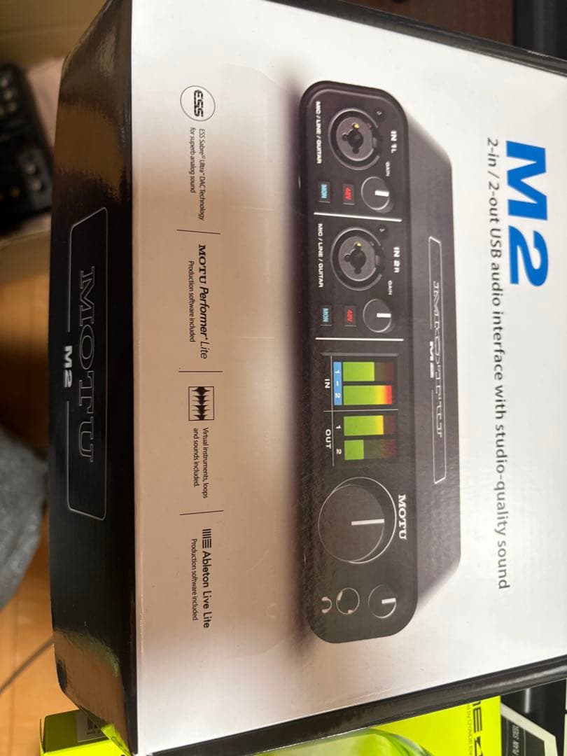 MOTU M2 オーディオインターフェイス　オヤイデType-A to C