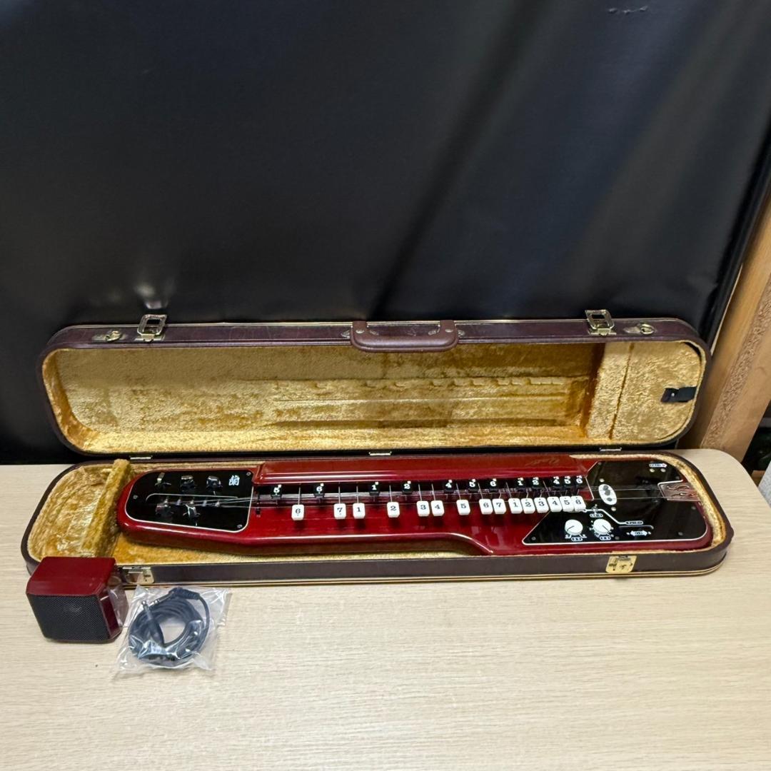 ★SUZUKI　電気　大正琴　蘭　アンプ付き