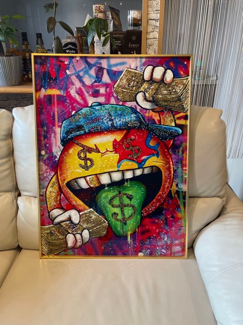 アートパネル クリスタル アート 水晶絵 インテリアフレーム アートフレーム