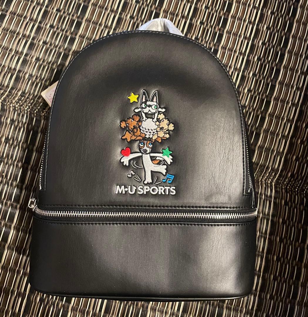 M-U SPORTS ブラックバックパック サイズF