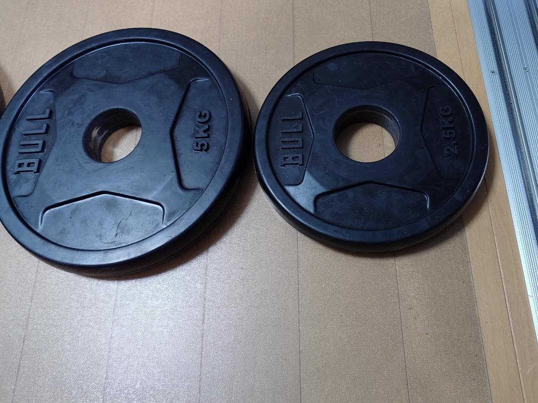 ① BULL ラバープレート　グリップホールディングタイプ フリーウエイト