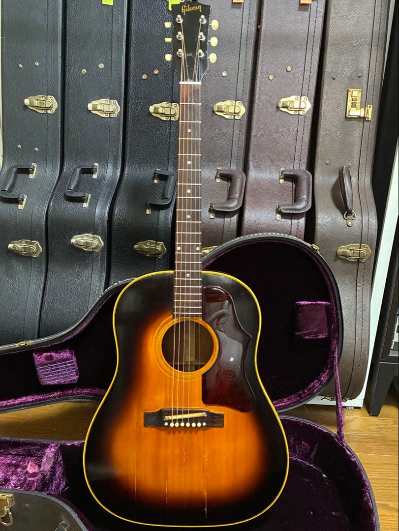 【1968年製】J45 vintage sunburst　ADJ ナローネック