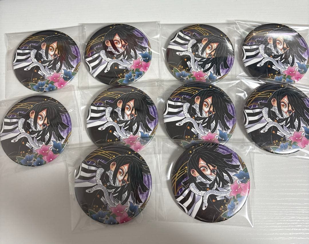 鬼滅の刃 コレクション缶バッジ 原作缶バッジ 伊黒小芭内