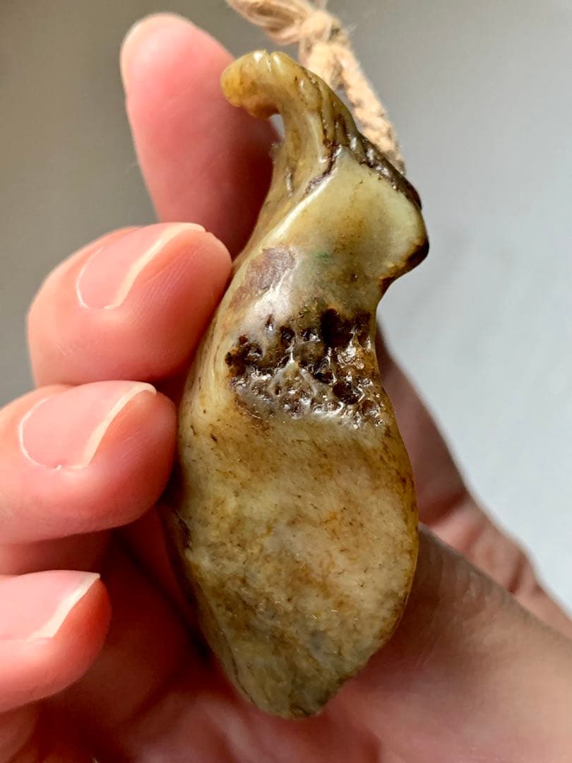 呪物　カパラ　天珠　チベット　カパーラ　頭蓋骨　根付　クマントーン　プラクルアン