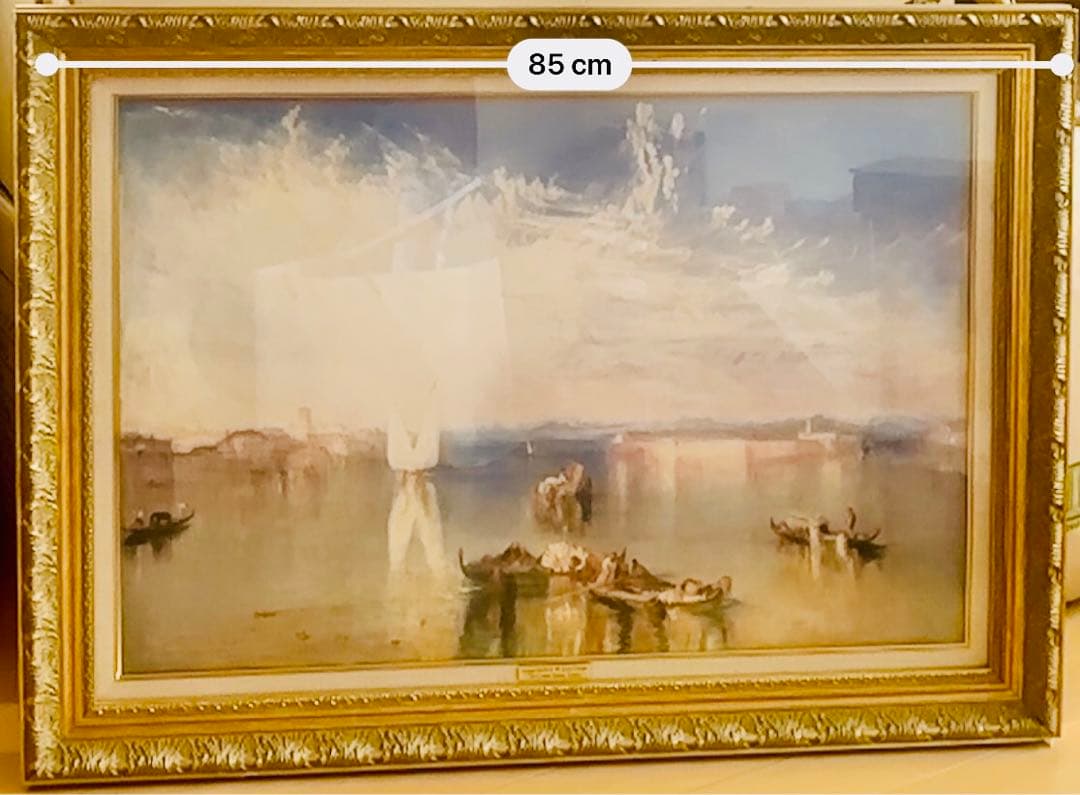 ジョゼフ・マロード・ウィリアム・ターナー、ヴェネツィアのカンポ・サント、高級額装