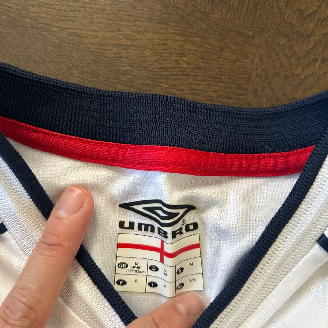 Umbro イングランド代表 ホワイトシャツ Mサイズ