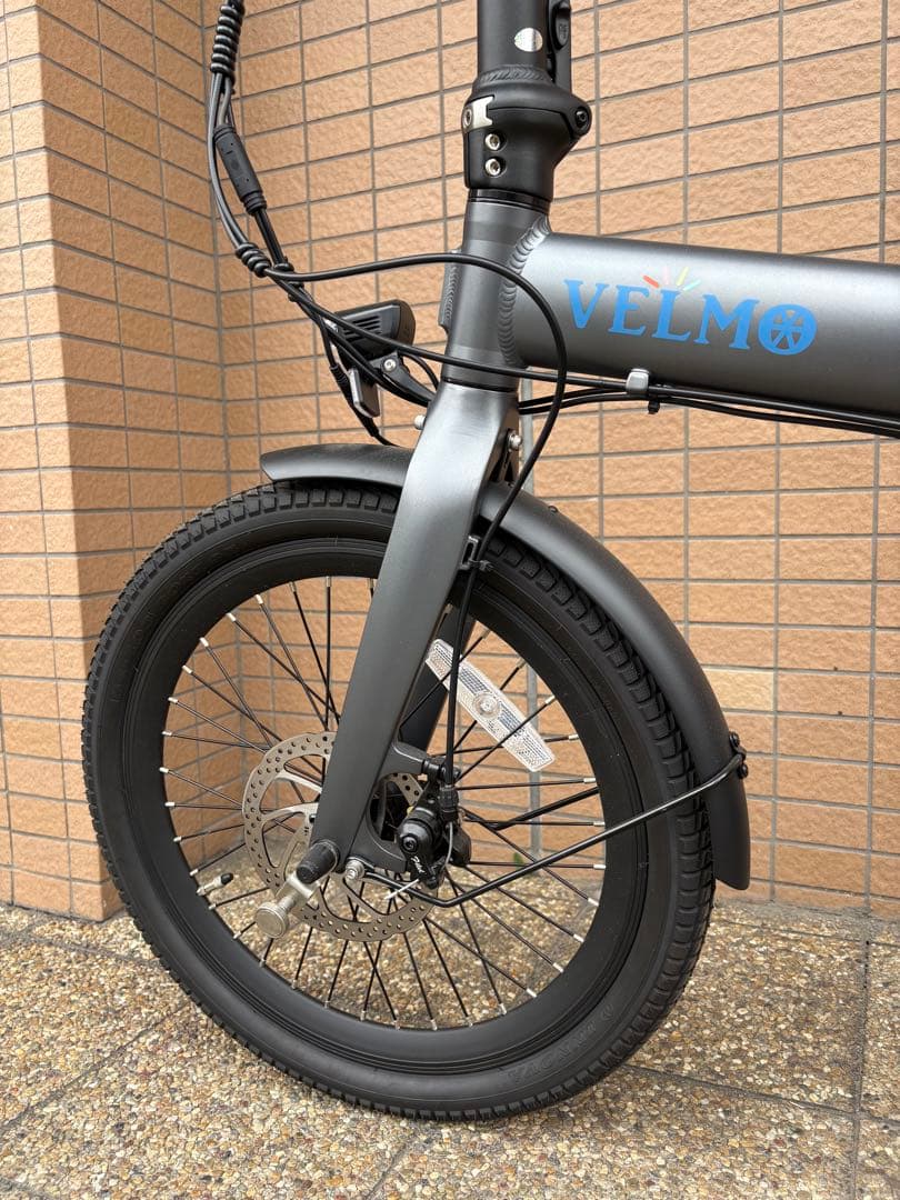 VELMO 折りたたみ自転車 グレー