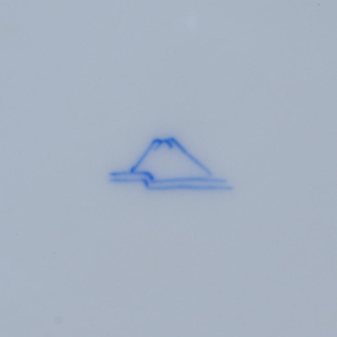 オールド深川　深鉢 紅葉 青海波 七宝文 深川製磁