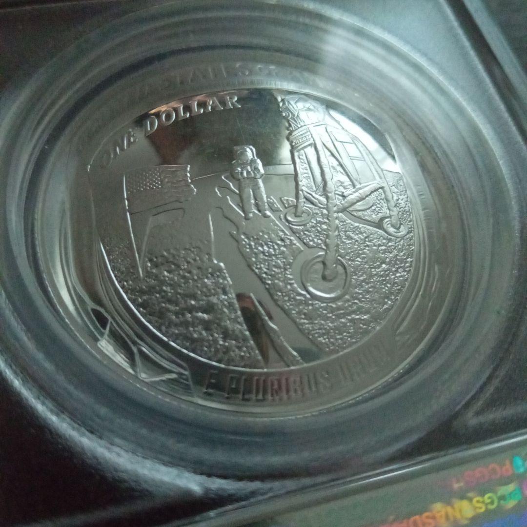 2019年 アポロ11号50周年記念 1ドル 銀貨 