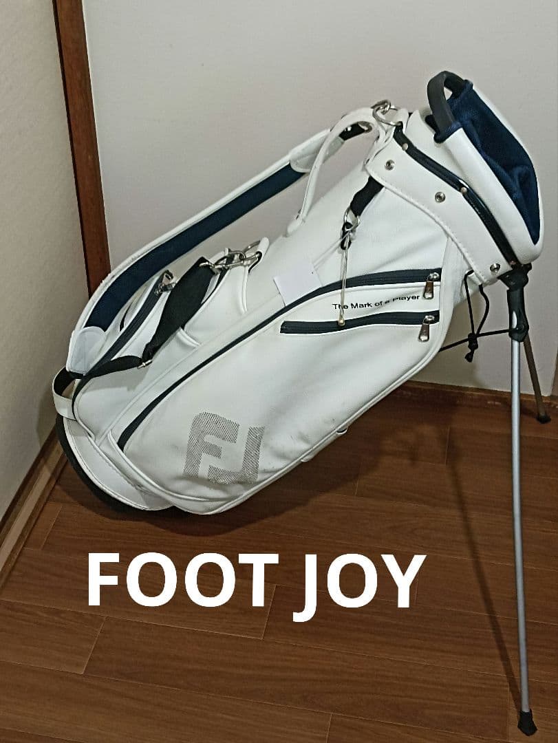 最終価格✨FootJoy フットジョイ スタンド式 キャディバッグ ホワイト