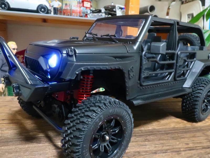 1/12 クローラー ラジコン RC ジープ ラングラー カスタム 塗装済完成品