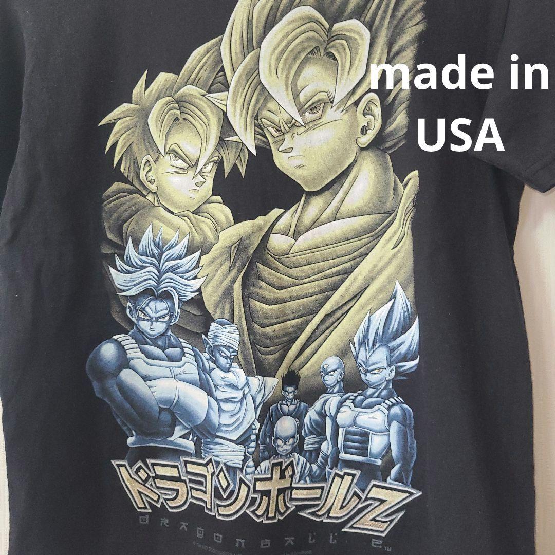【美品】90's ドラゴンボールZ USA製 Tシャツ ブラック 戦士