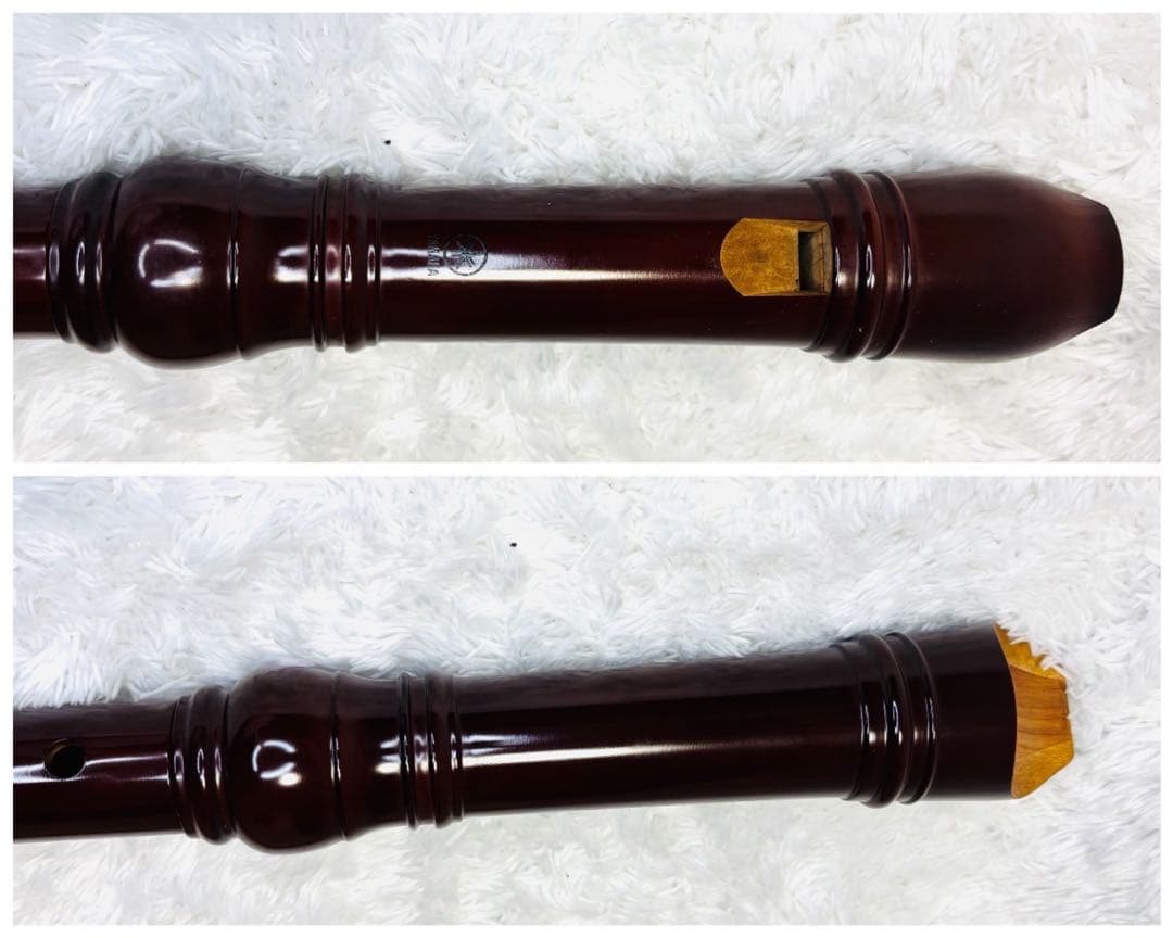 美品 ヤマハ 木製テナーリコーダー バロック式 ケース付