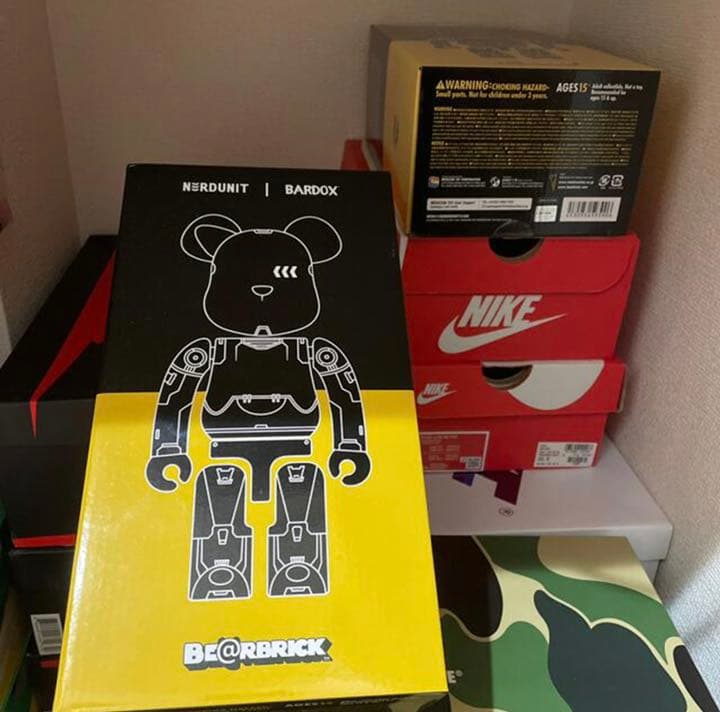 その他 BE@RBRICK NERDUNIT x BARDOX 400%