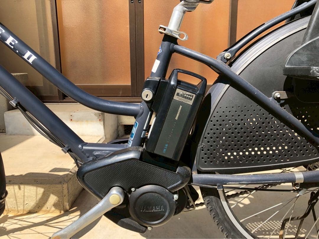 電動自転車　№3128 ブリヂストン　ハイディ２　子供乗せ　26インチ